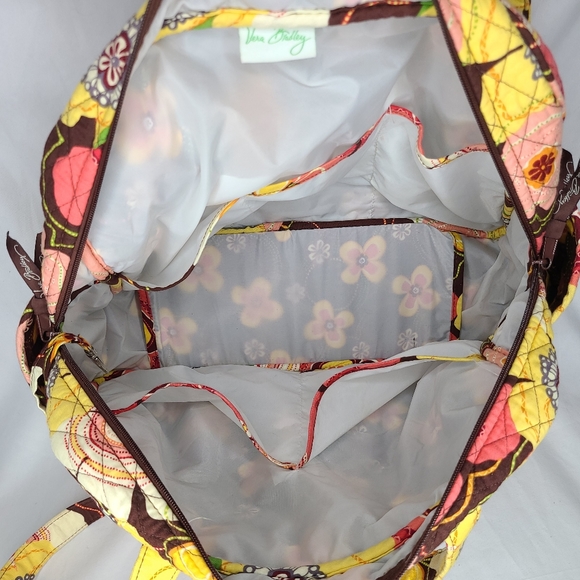 Vera Bradley Diaper Bag Tote Travel "Buttercup" retired. - Picture 7 of 12